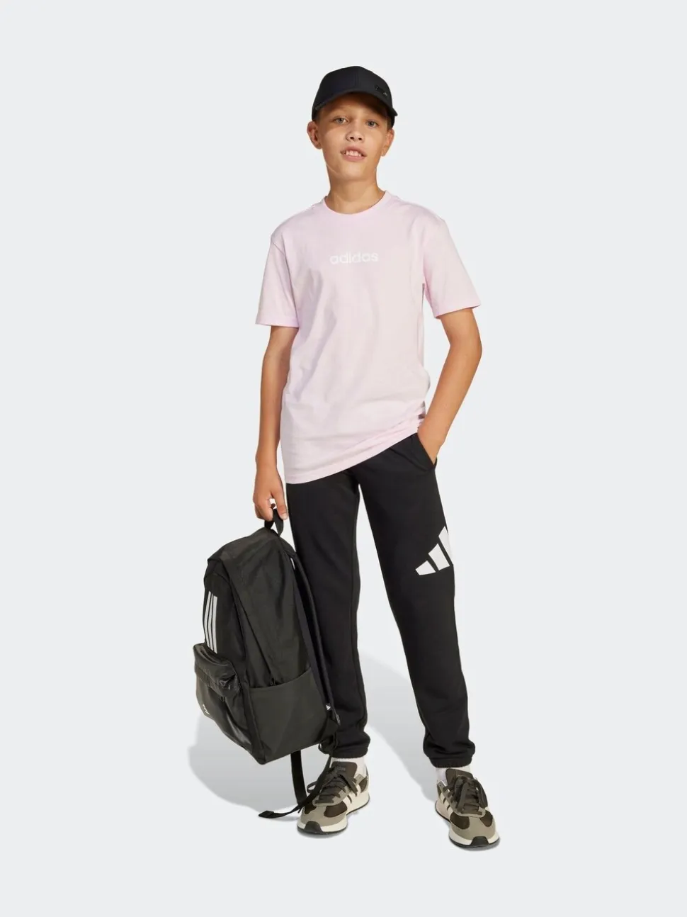 Noir - Pantalon de Survêtement adidas Essentials enfant