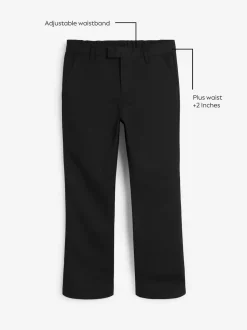 Noir - Pantalon habillé à l’école (3-17ans)