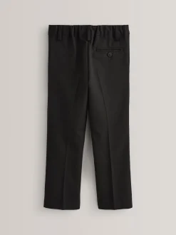 Noir - Pantalon scolaire à plis (3-17ans)