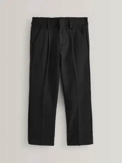 Noir - Pantalon scolaire à plis (3-17ans)