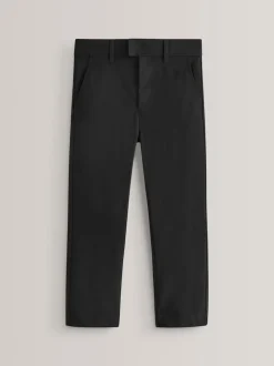 Noir - Pantalon skinny extensible pour l'école (3-17ans)