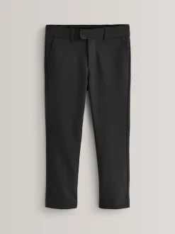 Noir - Pantalon skinny extensible pour l'école (3-17ans)