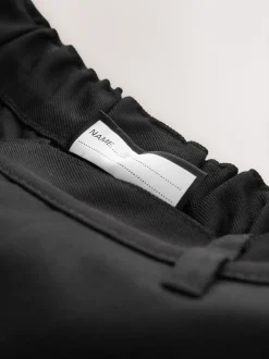 Noir - Pantalons d’école à coupe standard, jambes plus longues (3-17ans)