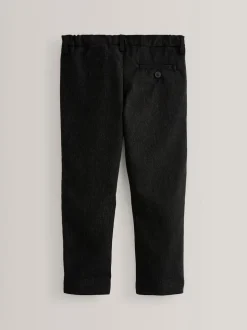 Noir - Pantalons Skinny School habillés extensibles à enfiler (3-17ans)