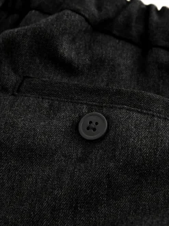 Noir - Pantalons Skinny School habillés extensibles à enfiler (3-17ans)