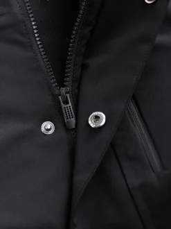 Noir - Parka imperméable (3-17ans)