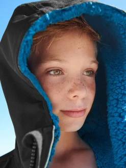 Noir - Peignoir à langer imperméable (3-16ans)