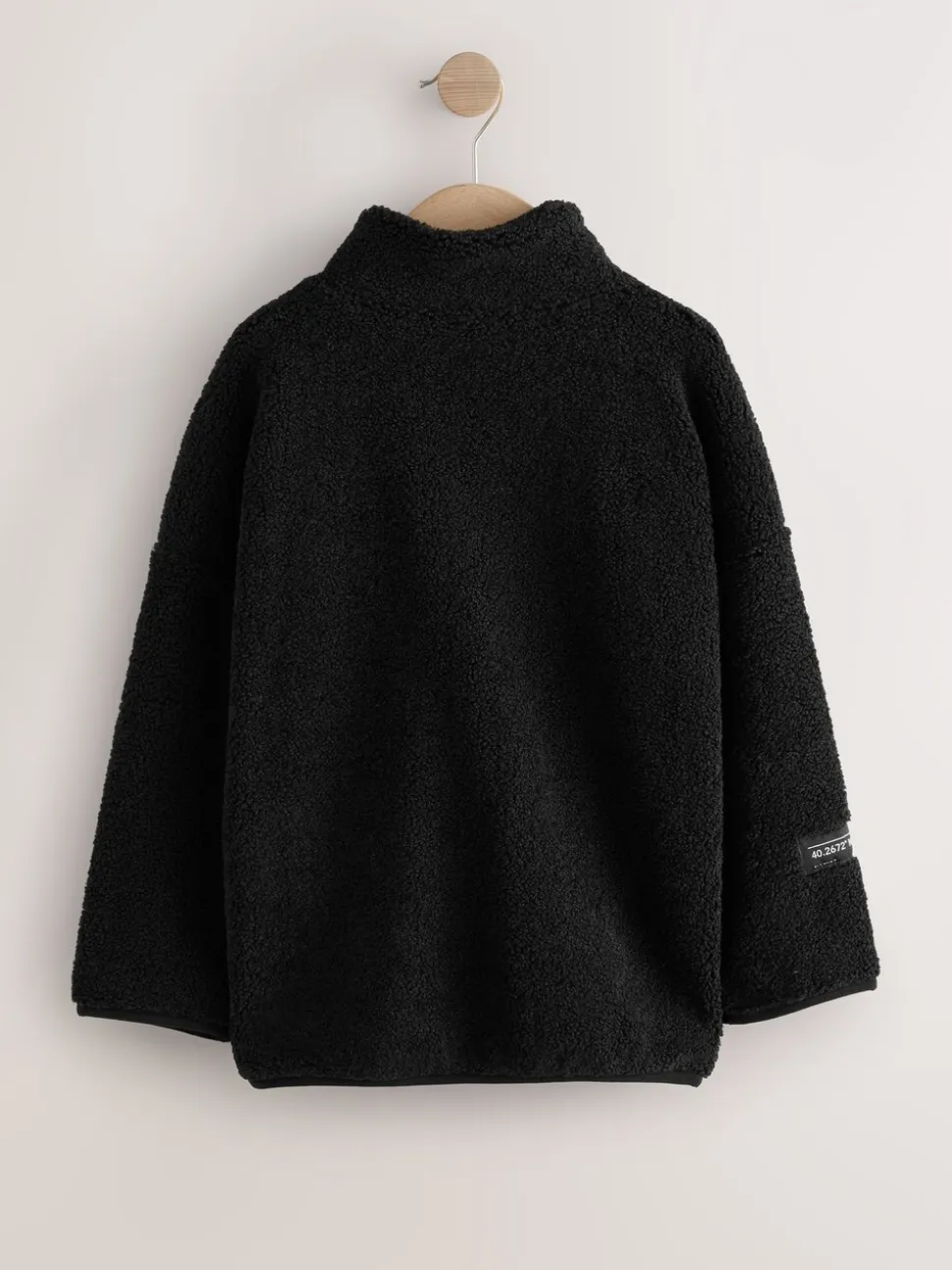 Noir - Polaire zippée (3-16ans)