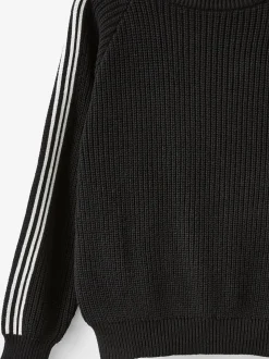 Noir - Pull Col rond en maille Cotton On