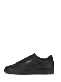 Noir - Puma Smash 3.0 Baskets en cuir pour les jeunes