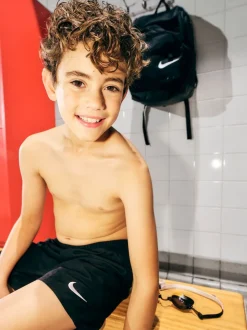 Noir - Short de bain Nike 4 Inch Volley