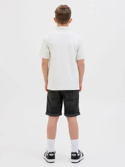 Noir - Short en jean JACK & JONES Junior coupe standard