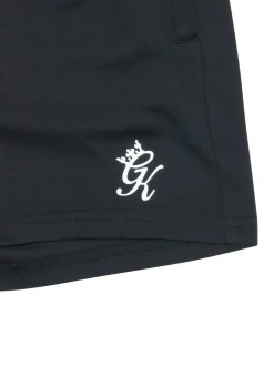 Noir - Short Gym King en polylé léger