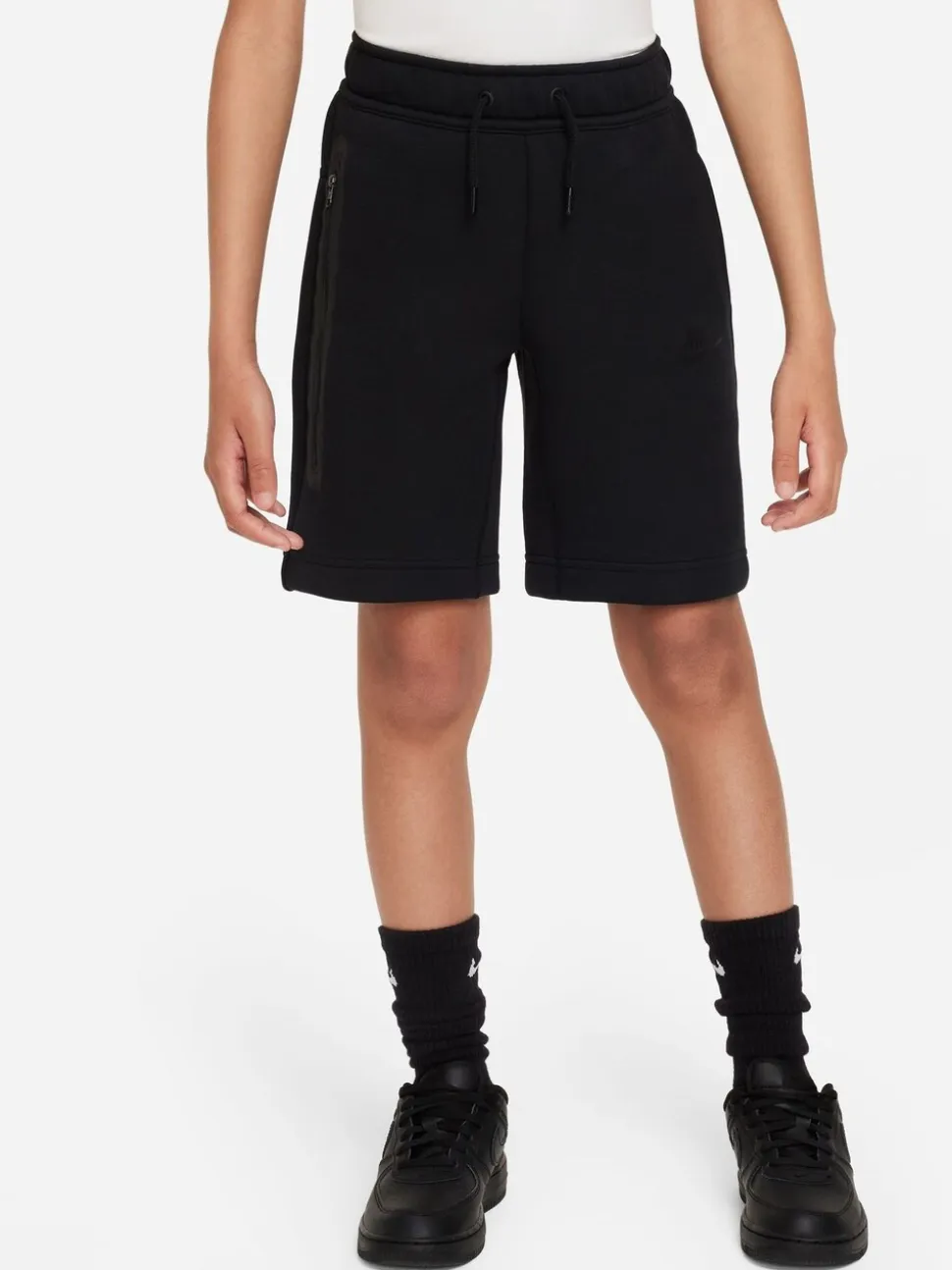 Noir - Short Nike Tech en molleton