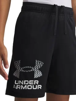 Noir - Short Under Armour Tech à logo