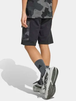 Noir - Shorts adidas Camouflage à poche