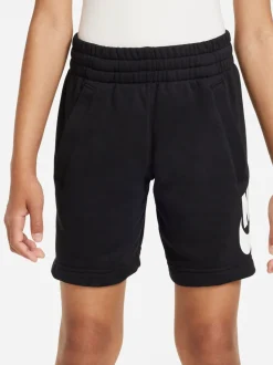 Noir - Shorts en molleton Français terry Nike Club