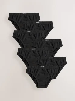 Noir - Slip en coton 100% 7 Paquet (1.5-16ans)