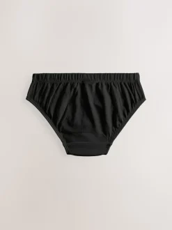 Noir - Slip en coton 100% 7 Paquet (1.5-16ans)