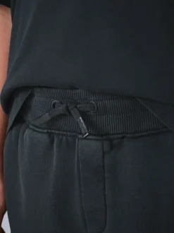 Noir - smALLSAINTS Biggy ensemble t-shirt et short en molleton oversize