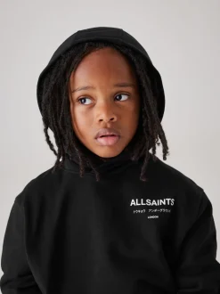 Noir - SmallSaints Oversized Underground Pullover Sweat-shirt à capuche