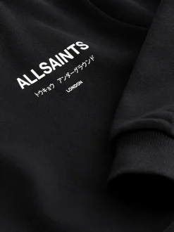 Noir - SmallSaints Oversized Underground Pullover Sweat-shirt à capuche