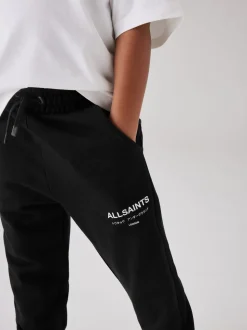 Noir - SmallSaints Pantalon de jogging Underground à poignets droits en 100% coton