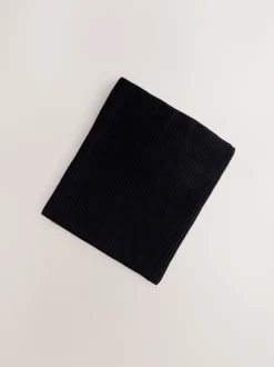 Noir - Snood en maille (1-16 ans)