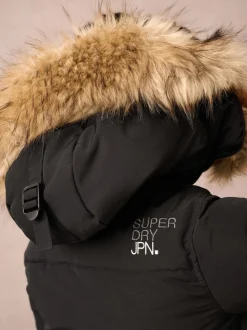 Noir - Superdry Everest Bomber Coat