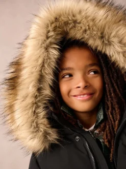 Noir - Superdry Everest Bomber Coat