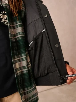 Noir - Superdry Everest Bomber Coat