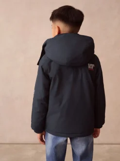 Noir - Superdry Manteau Ripstop doublé de polaire