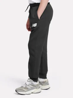 Noir - Survêtement New Balance brossé à dos empilé à logo