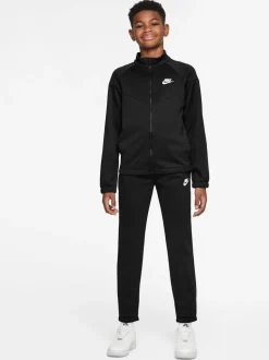Noir - Survêtement Nike Dri-Fit en poly zippé
