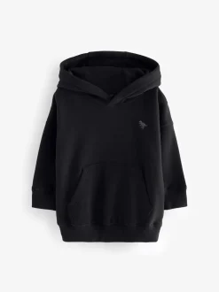 Noir - Sweat à capuche à manches longues (3mths-7yrs)