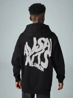 Noir - Sweat à capuche smALLSAINTS Orlando oversize