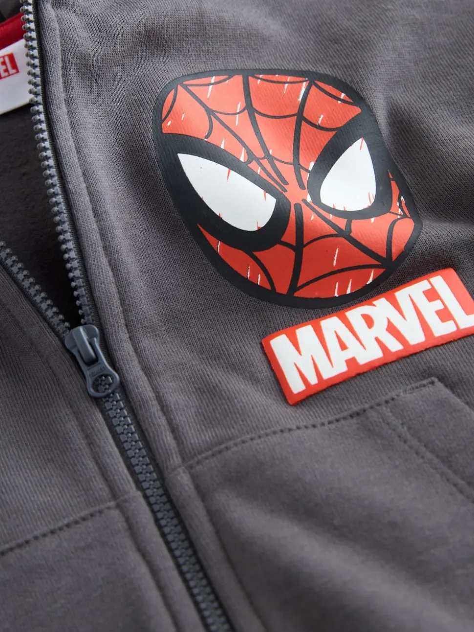 Noir - Sweat à capuche zippé Marvel (9 mois à 8 ans)
