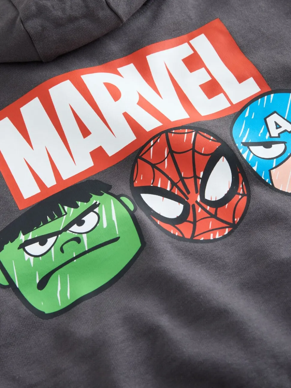 Noir - Sweat à capuche zippé Marvel (9 mois à 8 ans)