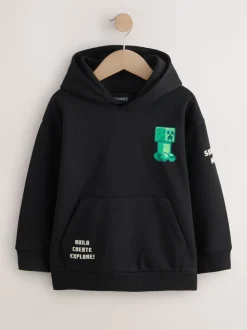Noir - Sweat-shirt à capuche Minecraft (3-16ans)