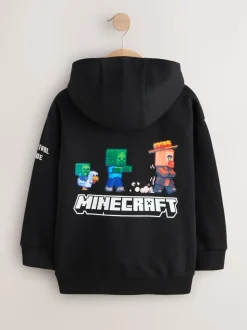 Noir - Sweat-shirt à capuche Minecraft (3-16ans)