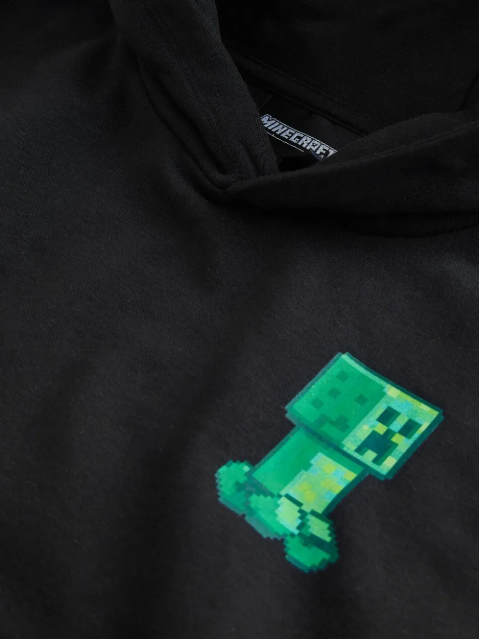 Noir - Sweat-shirt à capuche Minecraft (3-16ans)