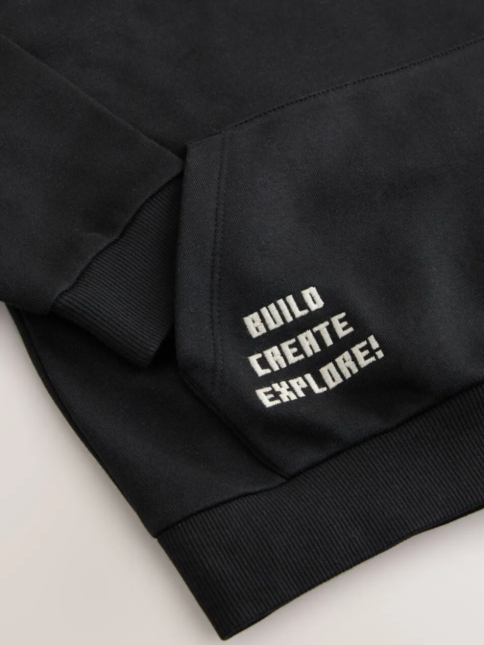 Noir - Sweat-shirt à capuche Minecraft (3-16ans)