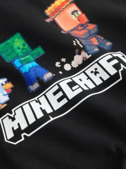 Noir - Sweat-shirt à capuche Minecraft (3-16ans)