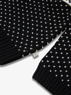 Noir - The Little Tailor - Pull de Noël en forme de renne et de foire