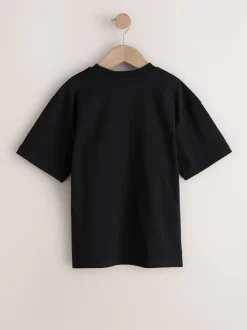 Noir - T-shirt à manches courtes imprimé Dungeons & Dragons (3-16ans)