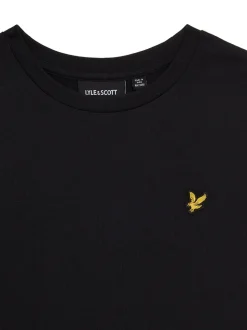 Noir - T-shirt Lyle & Scott Essentials Col rond pour Garçons