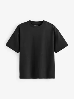 Noir - T-shirt Manches courtes (3-16ans)