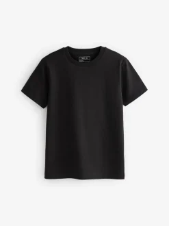 Noir - T-shirt Manches courtes (3-16ans)