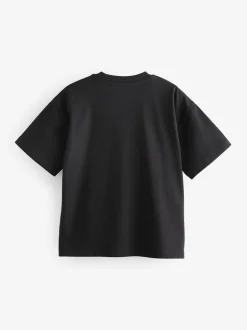 Noir - T-shirt Manches courtes (3-16ans)
