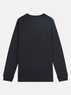 Noir - T-shirt New Balance New Balance manches longues en jersey à logo empilé pour enfant